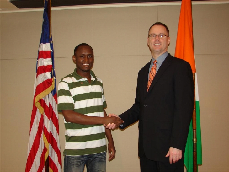 Attribution de la bourse Fulbright à M. Dominique Kouamé Yao, pour étudier aux Etats-unis